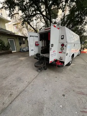 Magnet Plumbing service vehicle on-site for Water Heater Repair in Bayshore Gardens